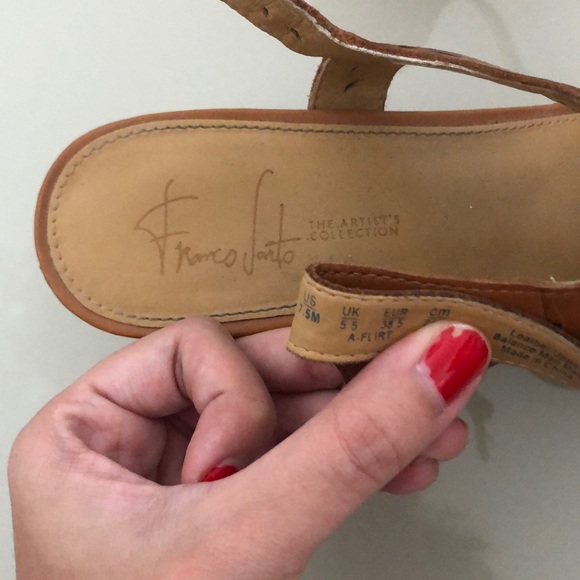 Brown Leather wedges - Picture 3 of 3